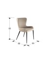TELMA- SILLA BEIGE